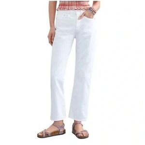EDWIN‎ KALI ANKLE VINTAGE STRAIGHT JEANS Women's Size 29 EGGSHELL